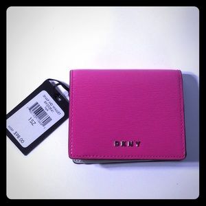 DKNY snap pink wallet New York Brand New